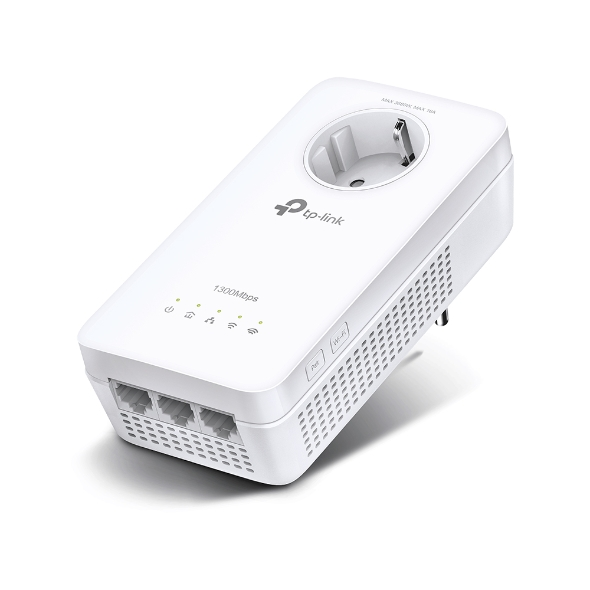 INTD TP-LINK Powerline TL-WPA8631P AV1300-AC1200-Gigabit-WLAN-Powerline mit Steckdose