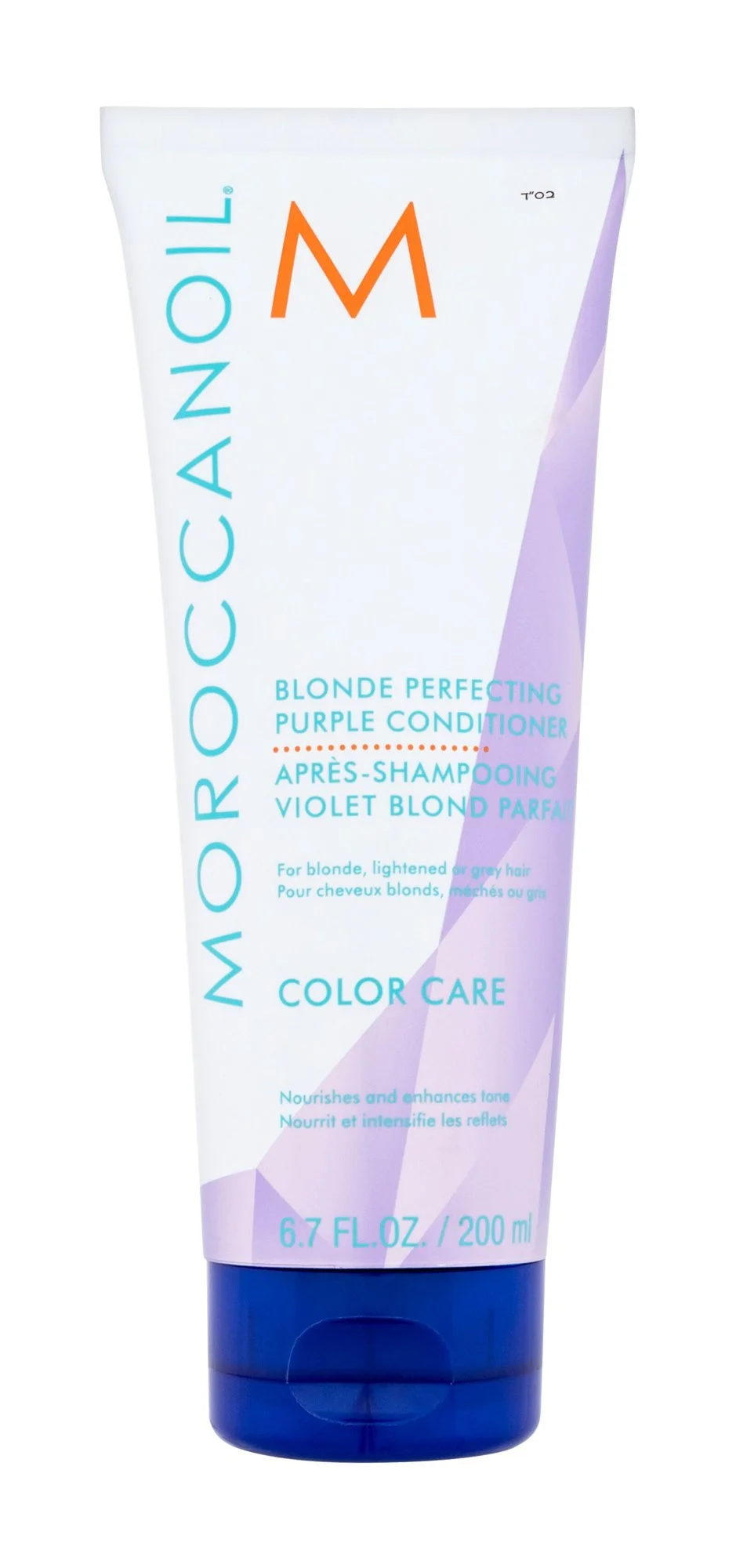 Kondicionierius šviesiems plaukams Moroccanoil Blonde Perfecting Purple Conditioner, 200 ml