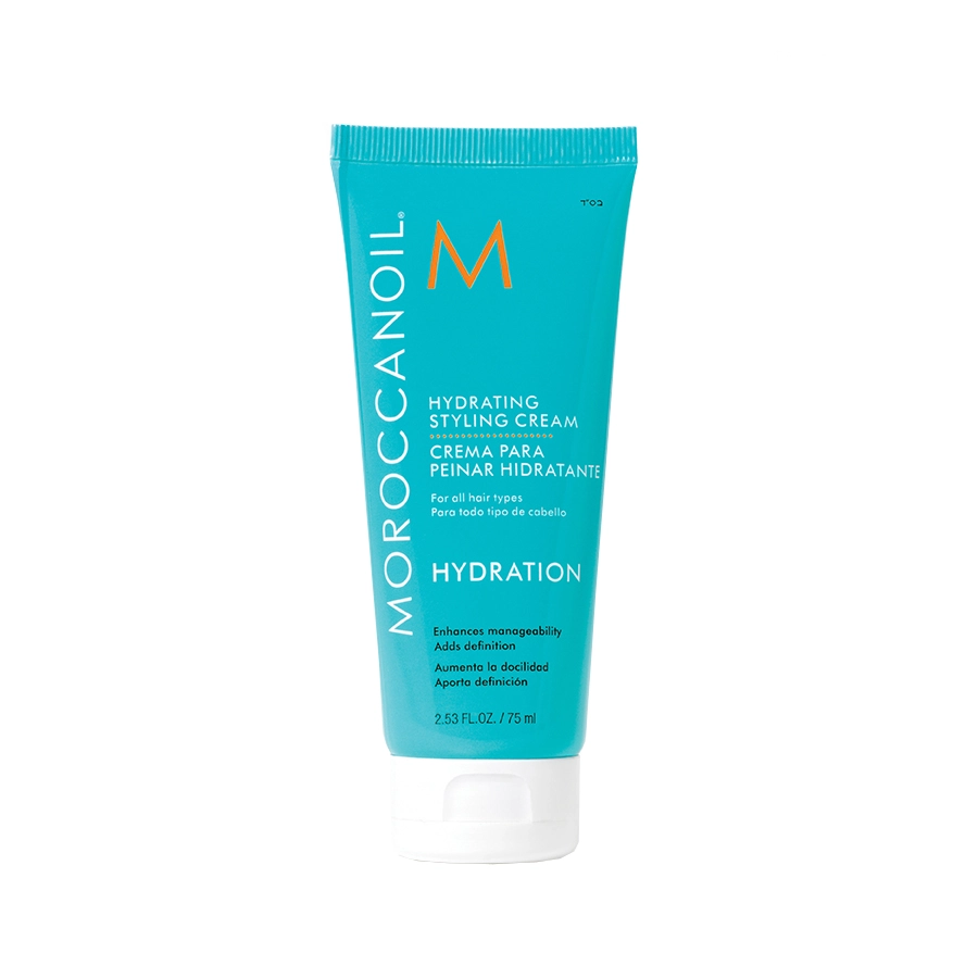 MoRoccanoil Hydration Drėkinamasis formavimo kremas Kremas visų tipų plaukams 75ml