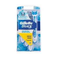 Gillette Blue 3 Cool Disposable Razor 6 pcs M