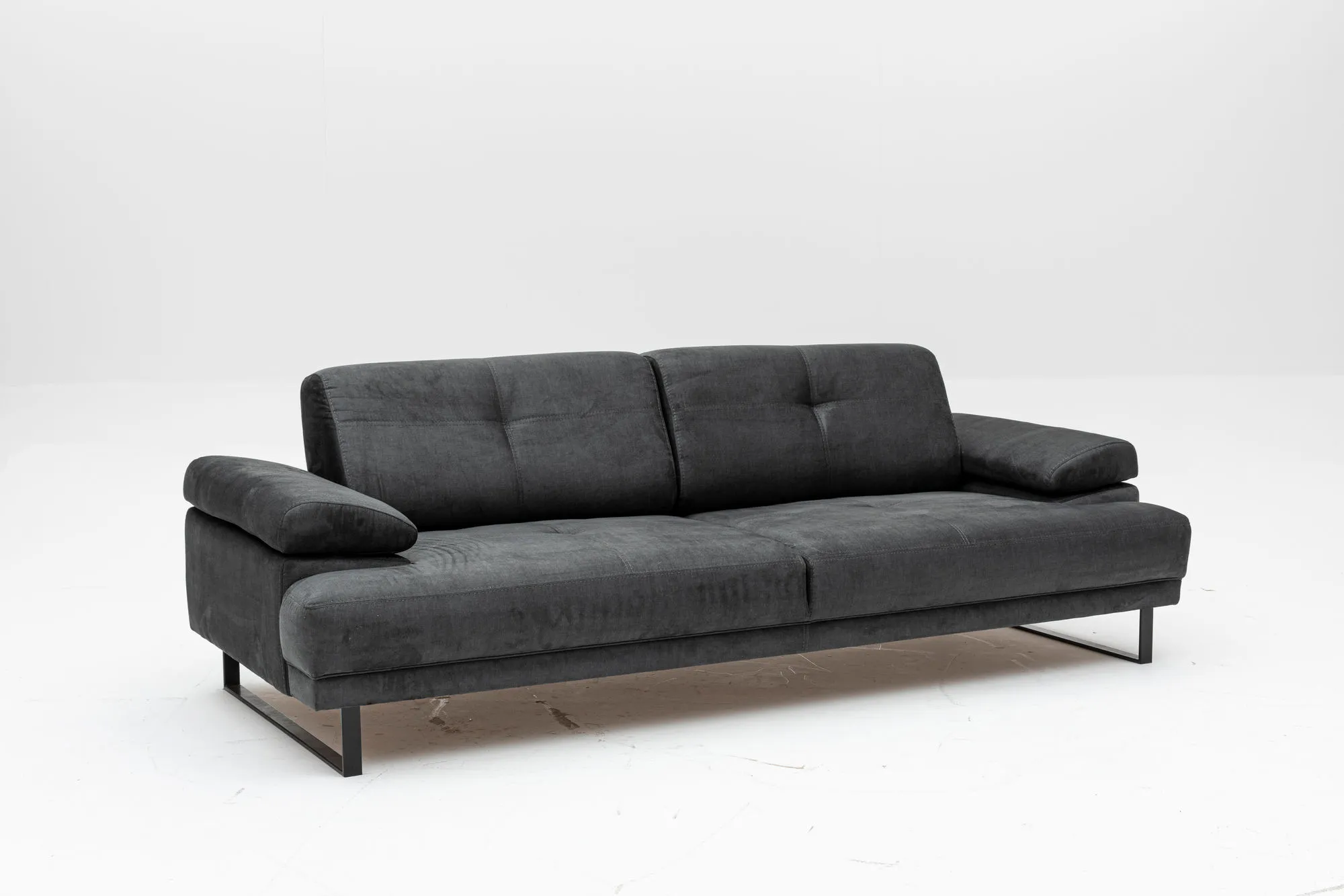3-vietė sofa-lova Hanah Home Mustang, antracitas, 99 x 83 x 239