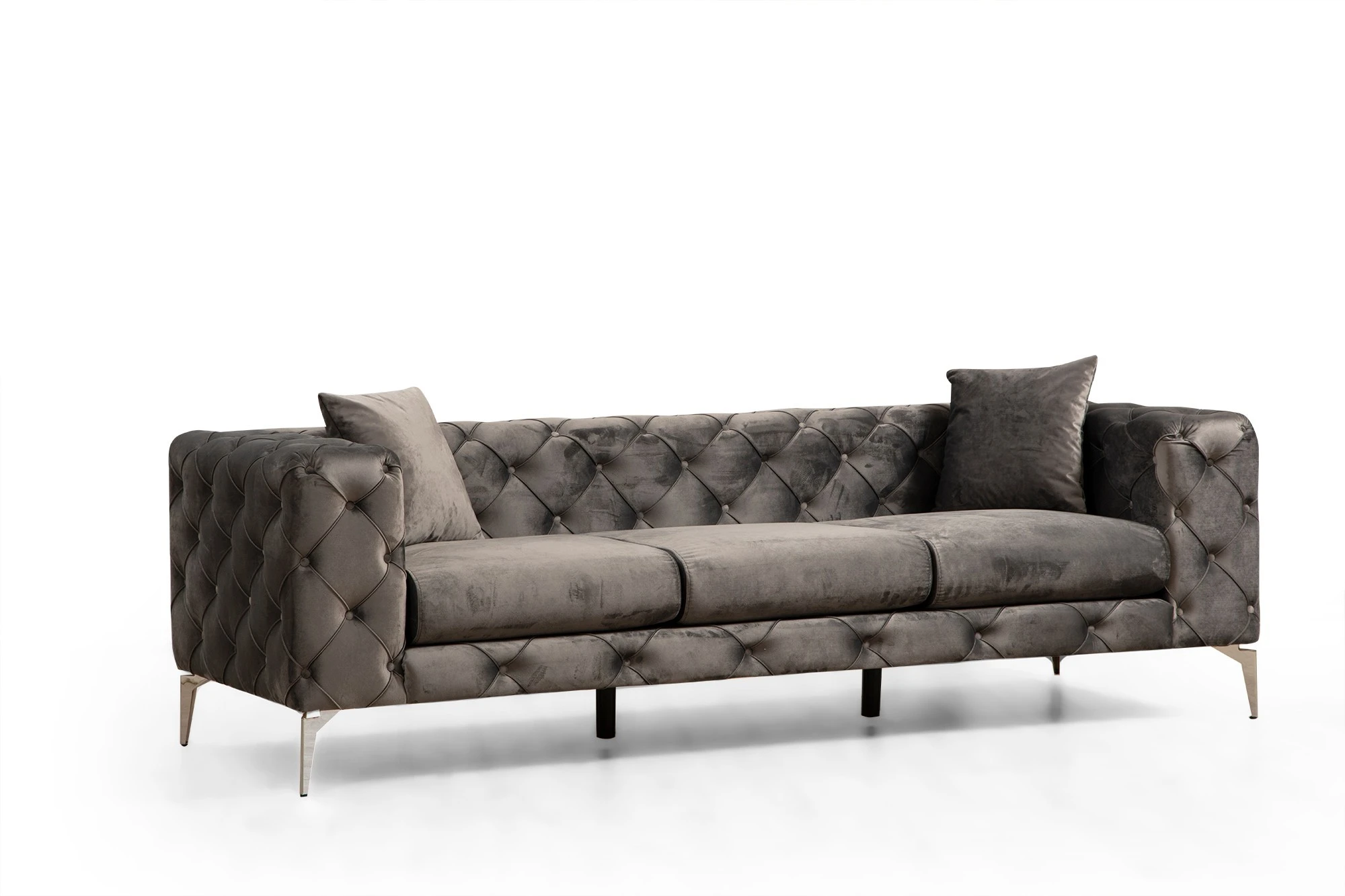 3 vietų sofa Hanah Home Como, antracitas, 237 x 70 x 90