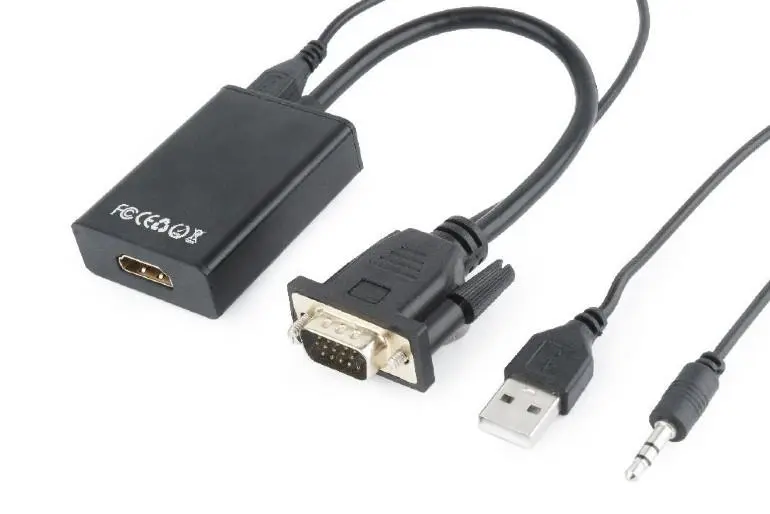 I/O ADAPTERIS VGA Į HDMI/A-VGA-HDMI-01 GEMBIRD