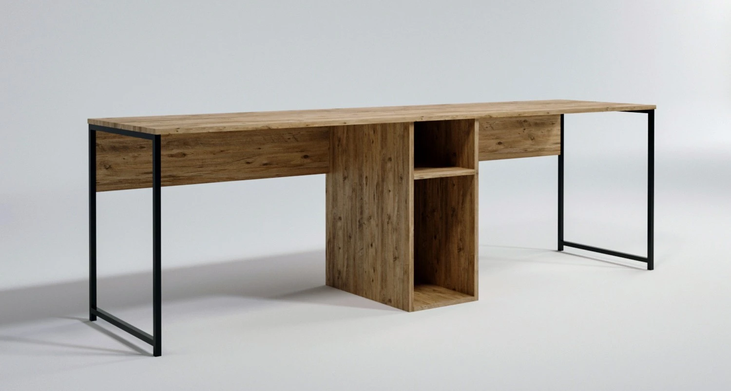 Darbo stalas, Hanah Home, Ąžuolas, 240 x 74 x 60, cm