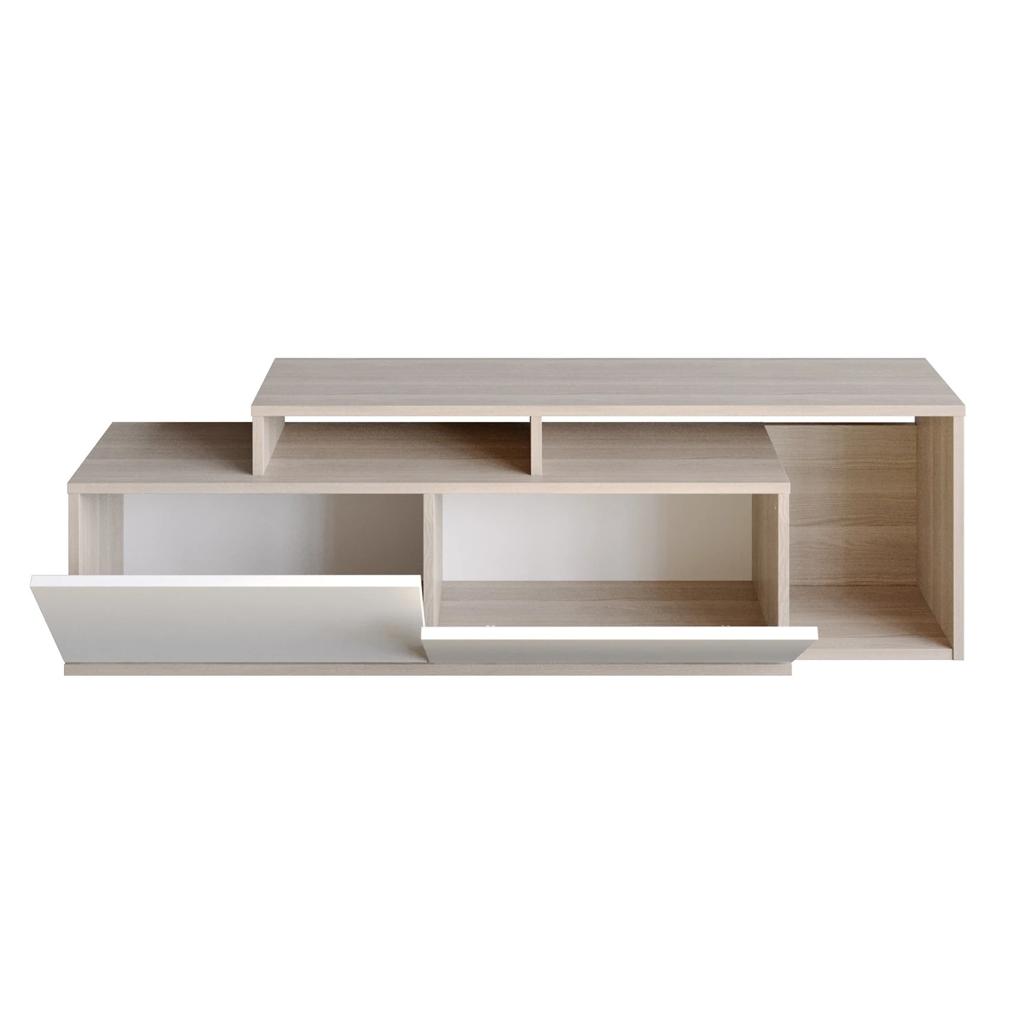 TV stovas, Hanah Home, Kordoba Balta, 149,8 x 42,9 x 35,3 cm
