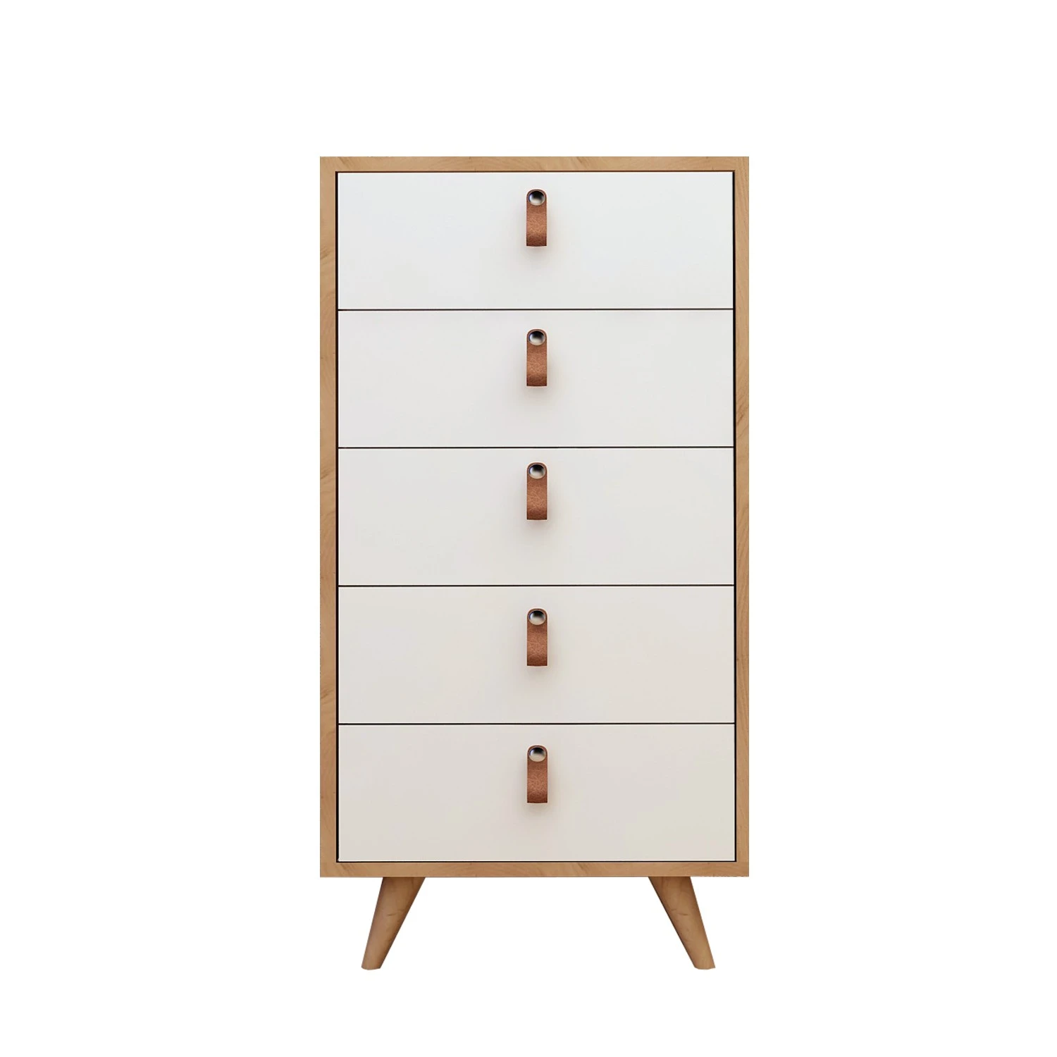 Komoda, Hanah Home, Ąžuolas Balta, 50 x 103 x 40, cm