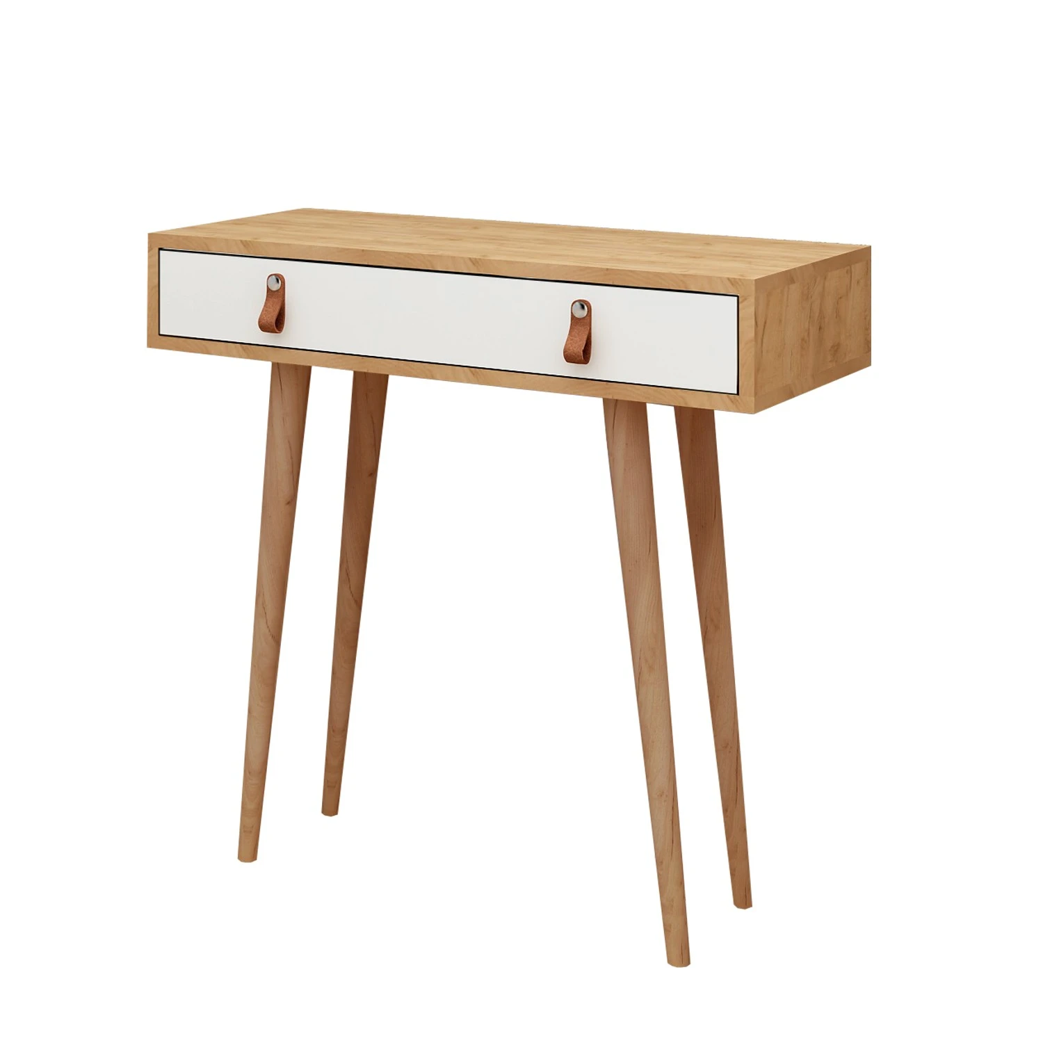 Konsolinis staliukas, Hanah Home, ąžuolas Balta, 80 x 87,6 x 30, cm
