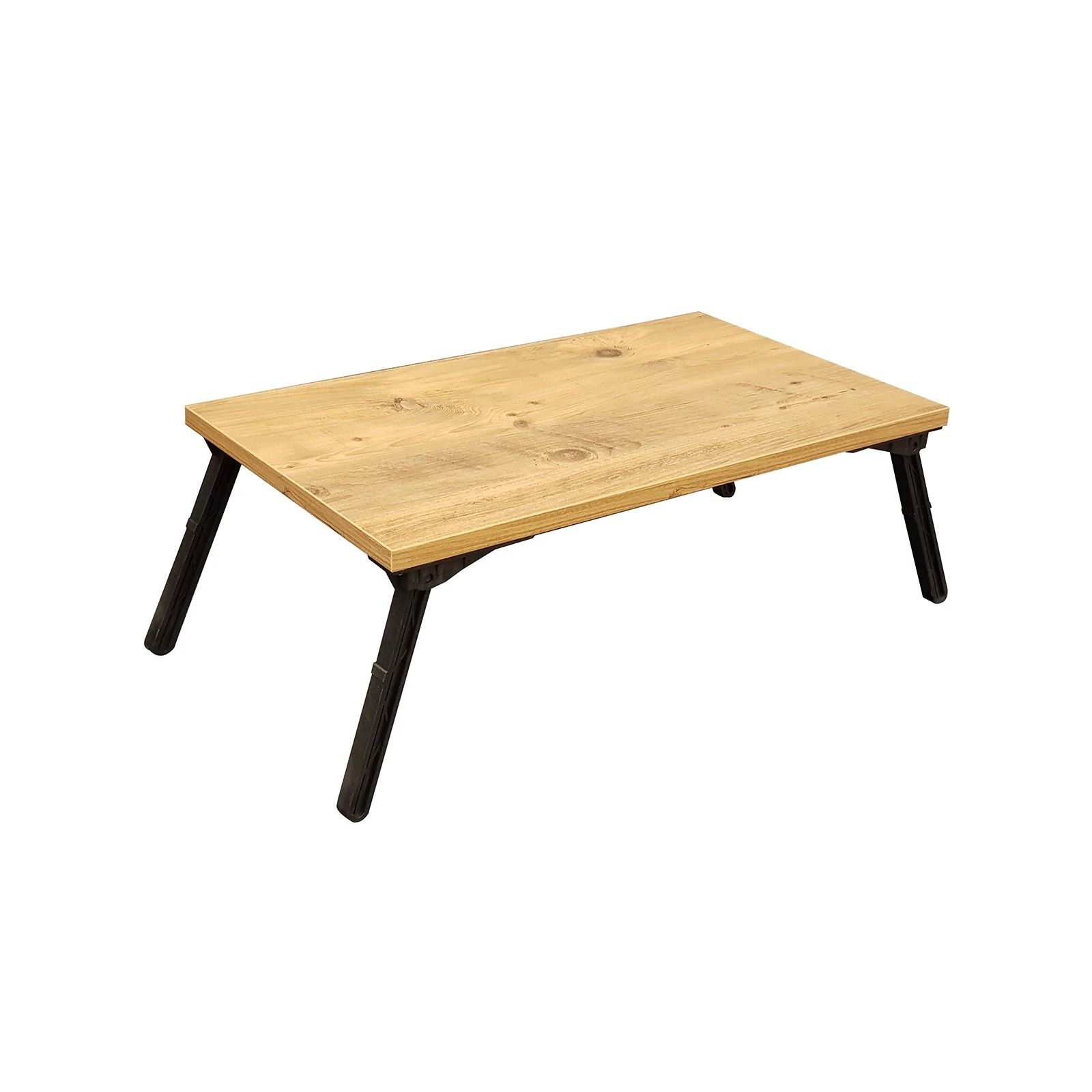 Nešiojamojo kompiuterio stovimas stalas, Hanah Home, Atlantic Pine Juoda, 60 x 24,5 x 35, cm