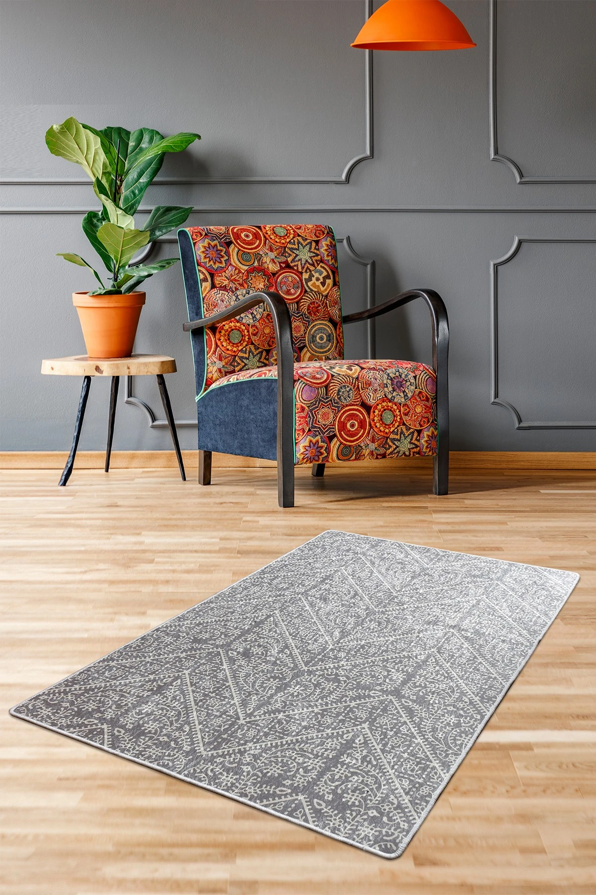 Kilimas (80 x 300), Conceptum Hypnose, pilkas, 80 x 300, cm