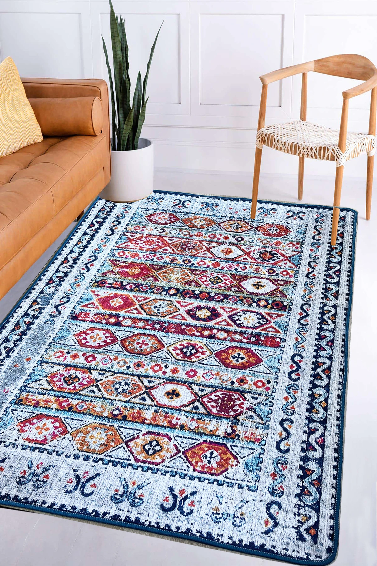 Kilimas (80 x 200), Conceptum Hypnose, mėlynas, 80 x 200, cm