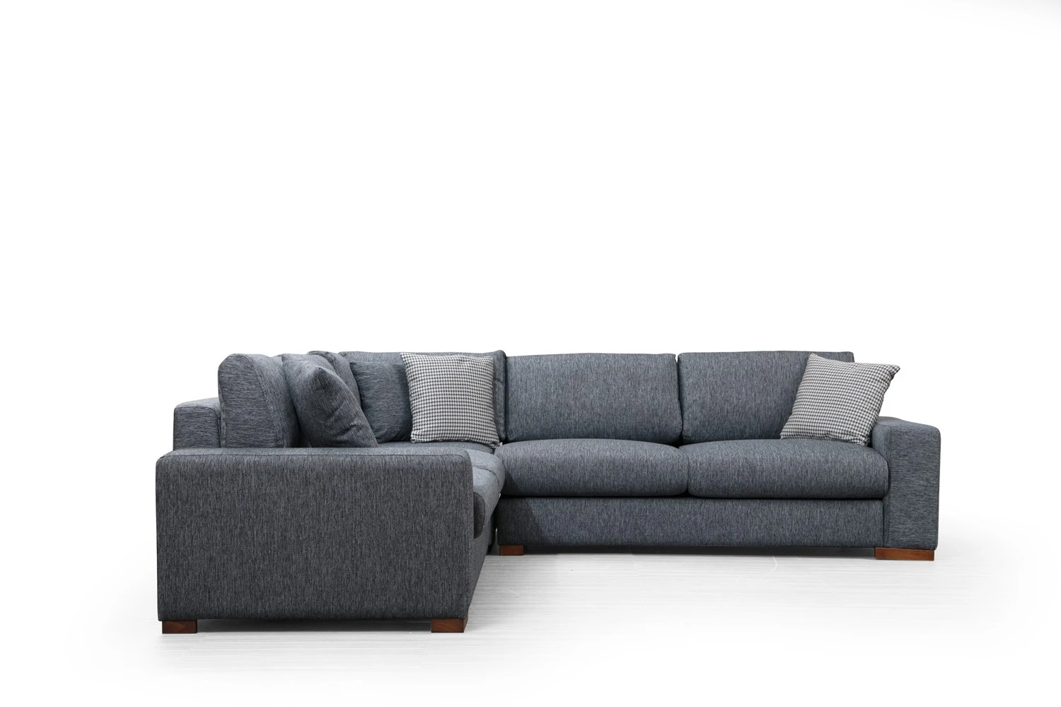 Kampinė sofa Hanah Home Loop, antracitas, 95 x 85 x 282