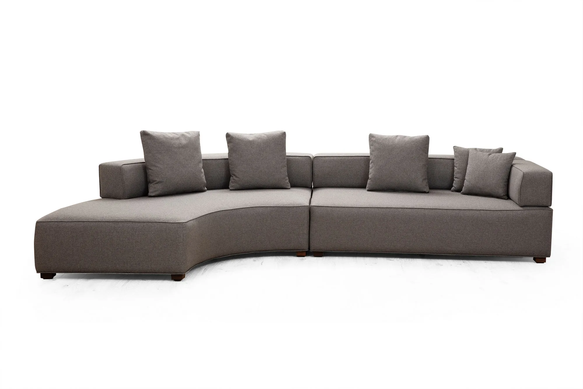 Kampinė sofa Hanah Home Gondol, pilka, 105 x 70 x 105