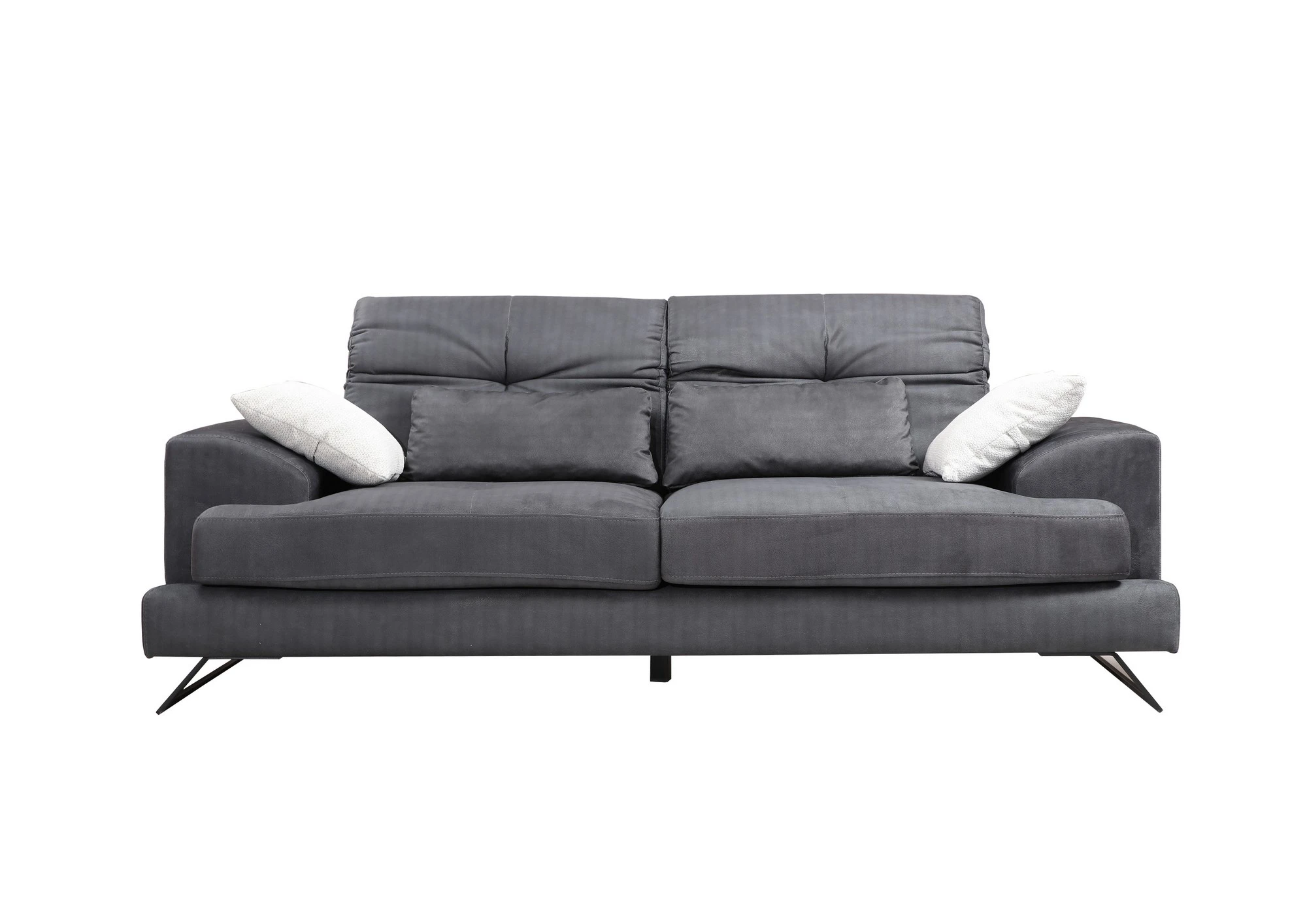 Dvivietė sofa Hanah Home Frido, antracitas, 92 x 79 x 185