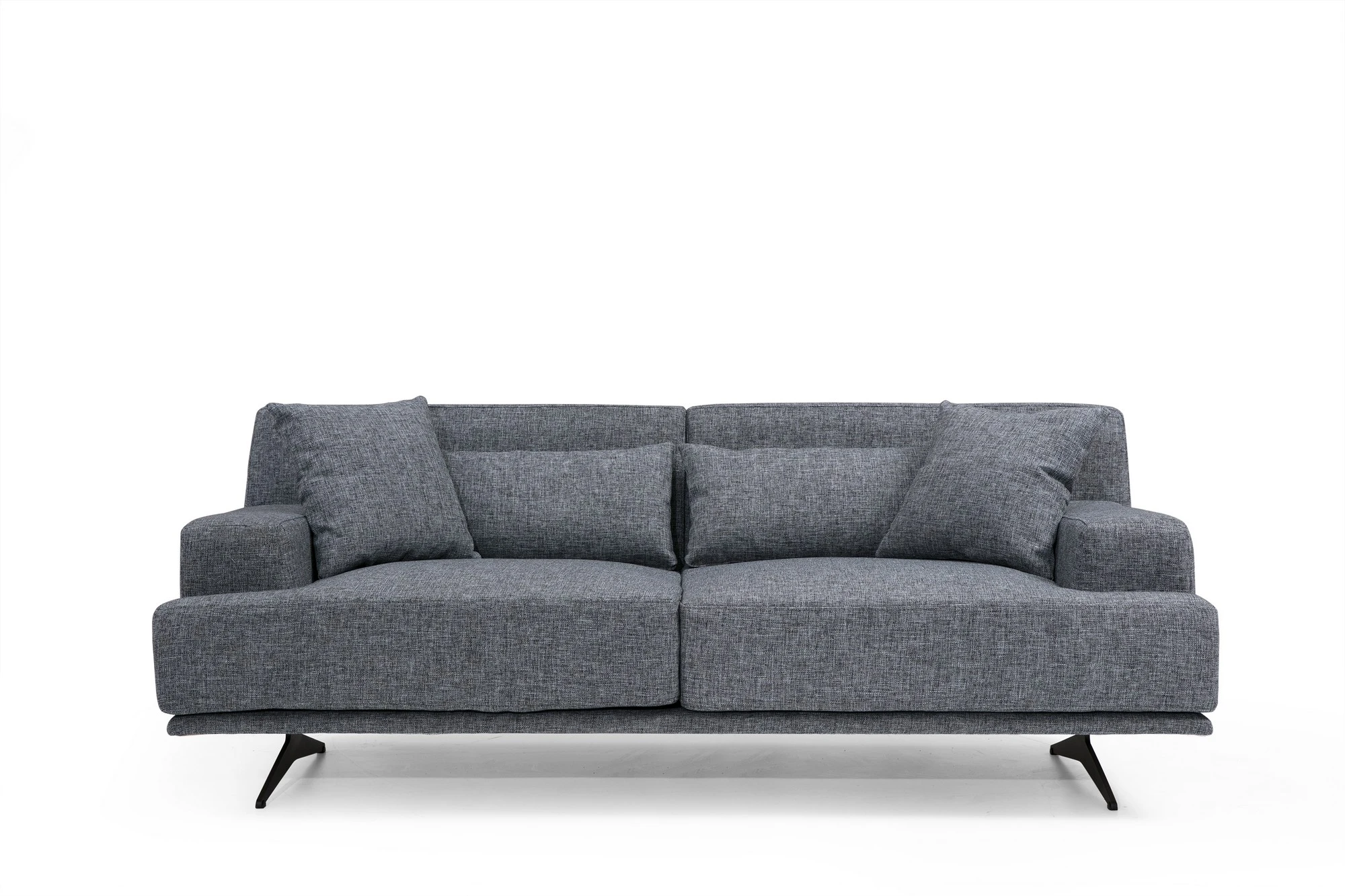 Dvivietė sofa Hanah Home Bentley, pilka, 110 x 80 x 200