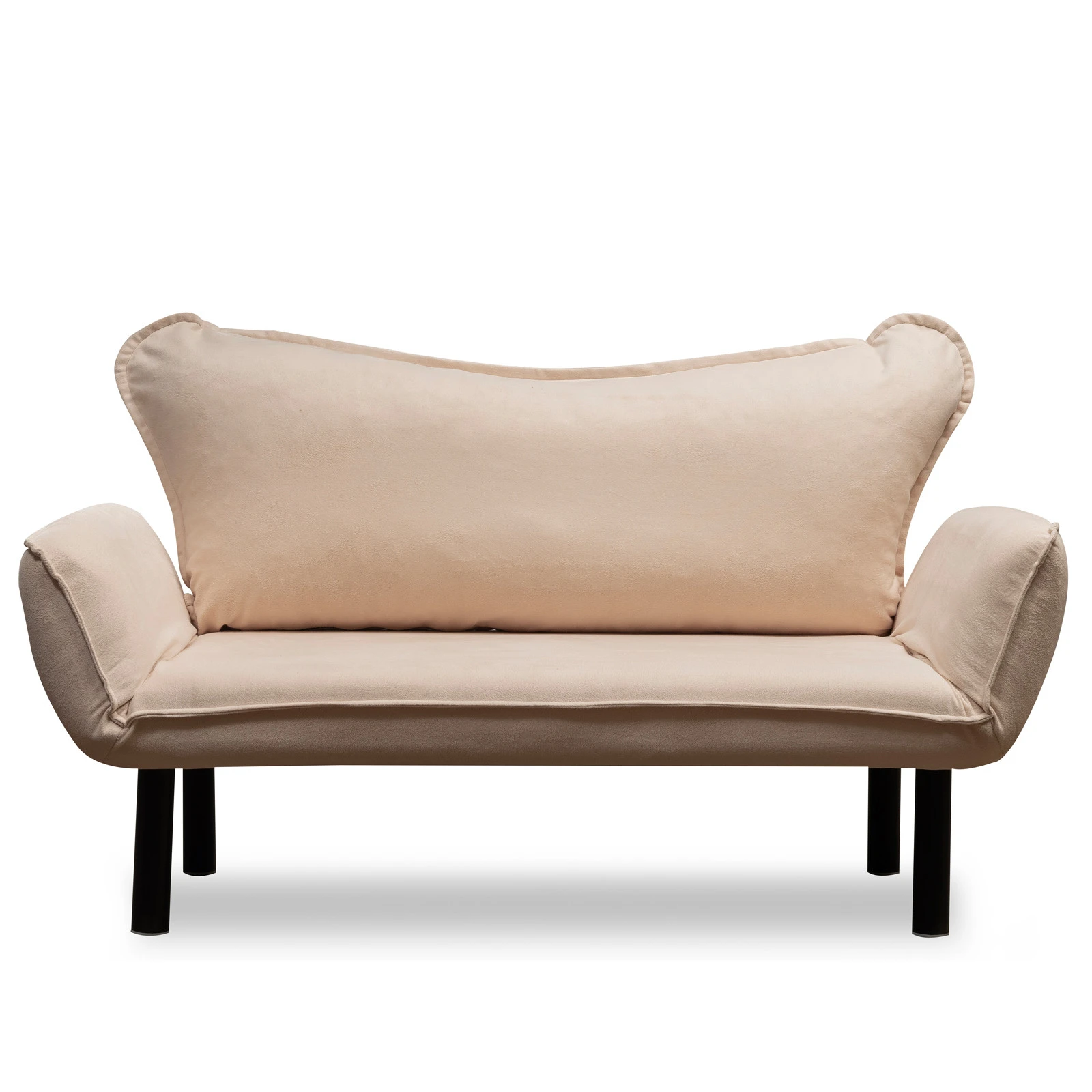 Dvivietė sofa-lova Hanah Home Chatto, kreminė, 140 x 70 x 65