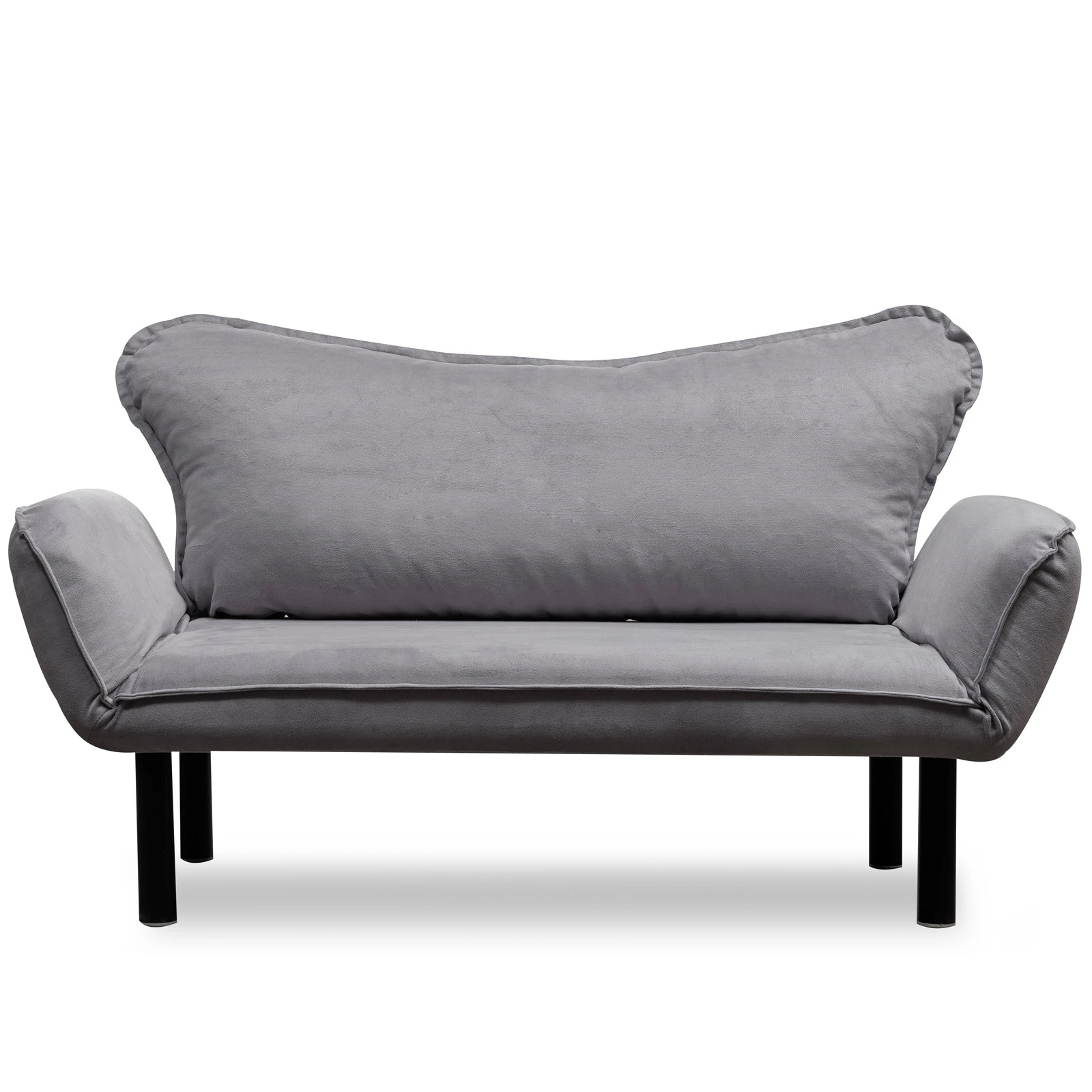 Dvivietė sofa-lova Hanah Home Chatto , pilka, 140 x 70 x 65