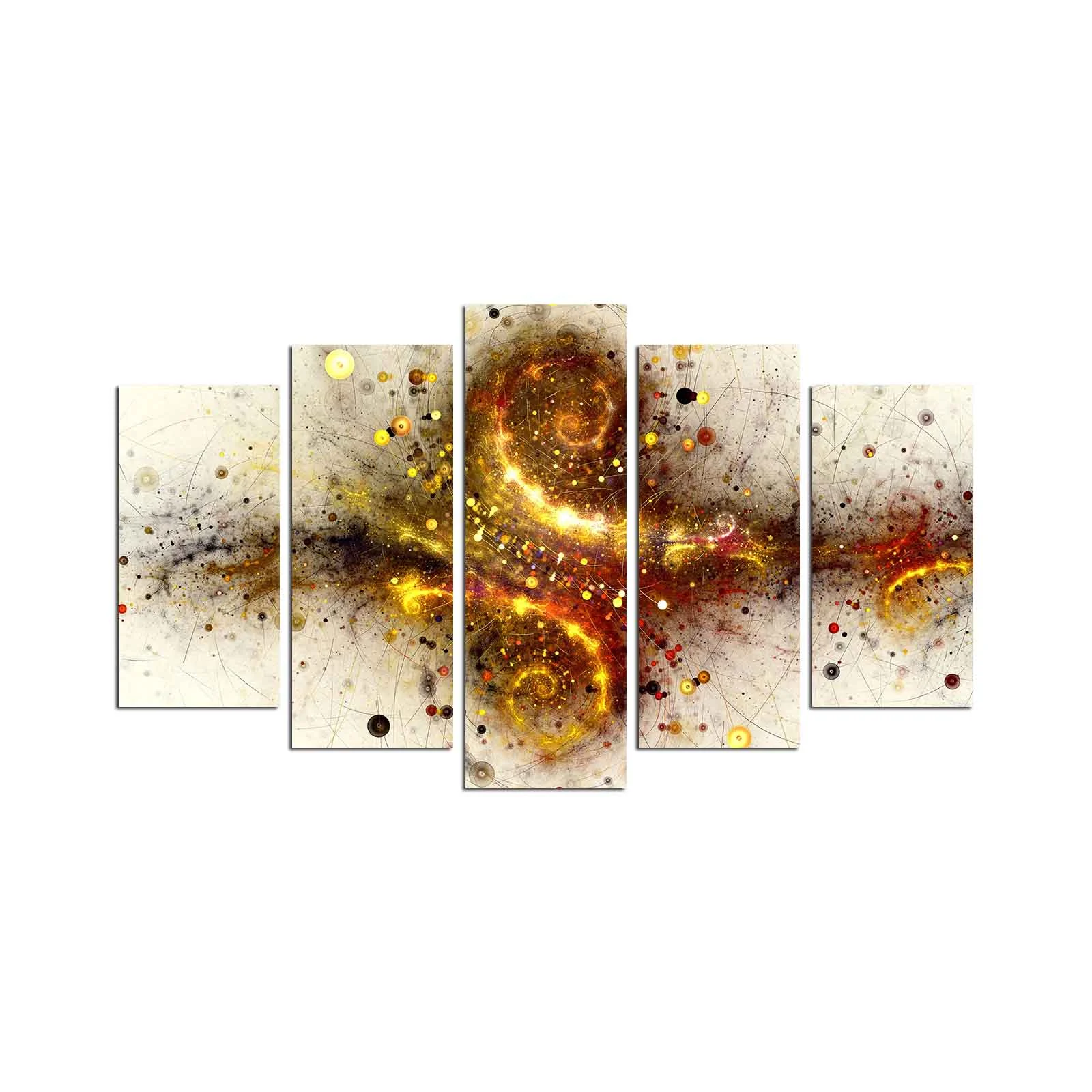 Dekoratyvinis paveikslas (5 vnt.), Wallxpert, daugiaspalvis, 60 x 110, cm