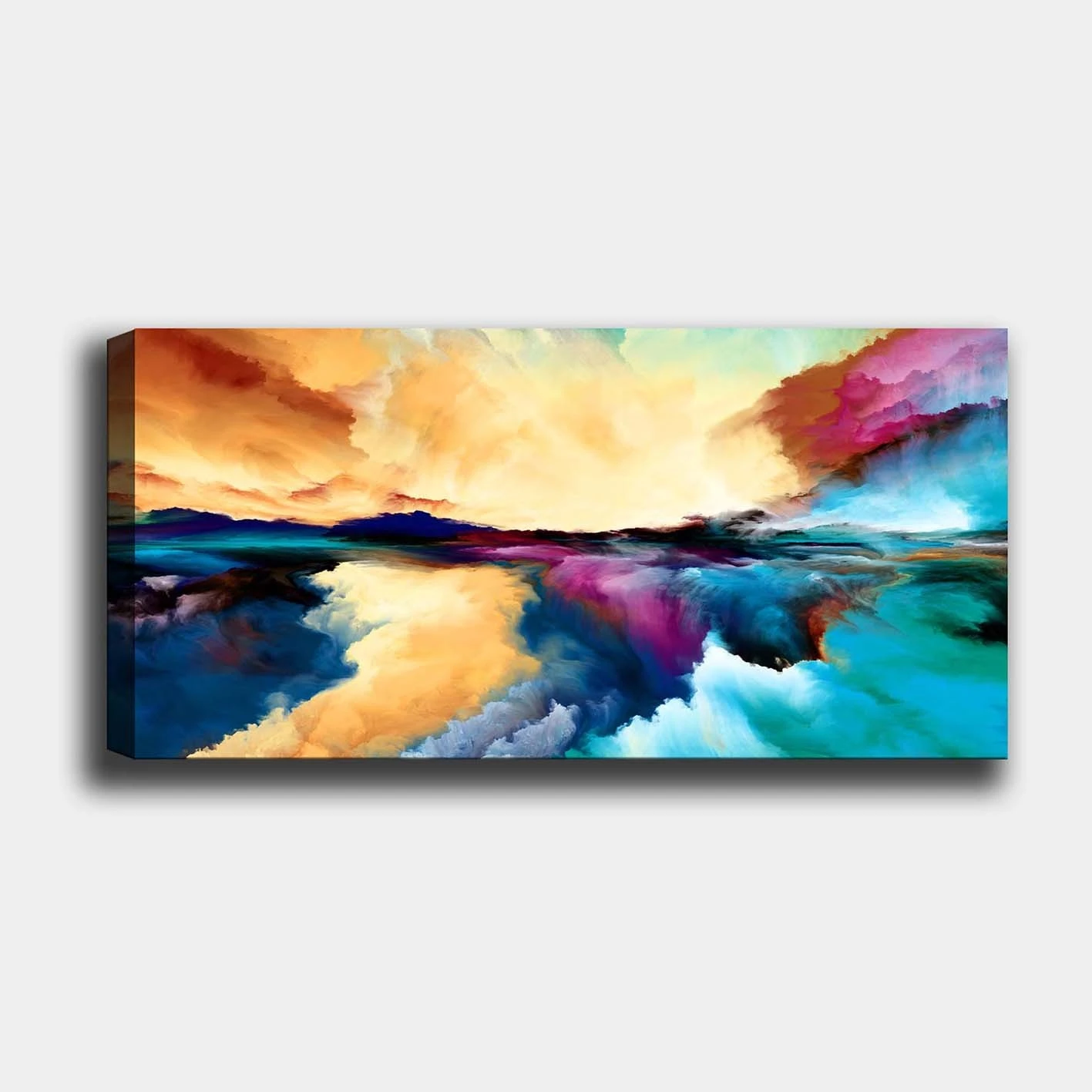 Dekoratyvinė tapyba ant drobės, Wallxpert, Daugiaspalvė, 50 x 120, cm