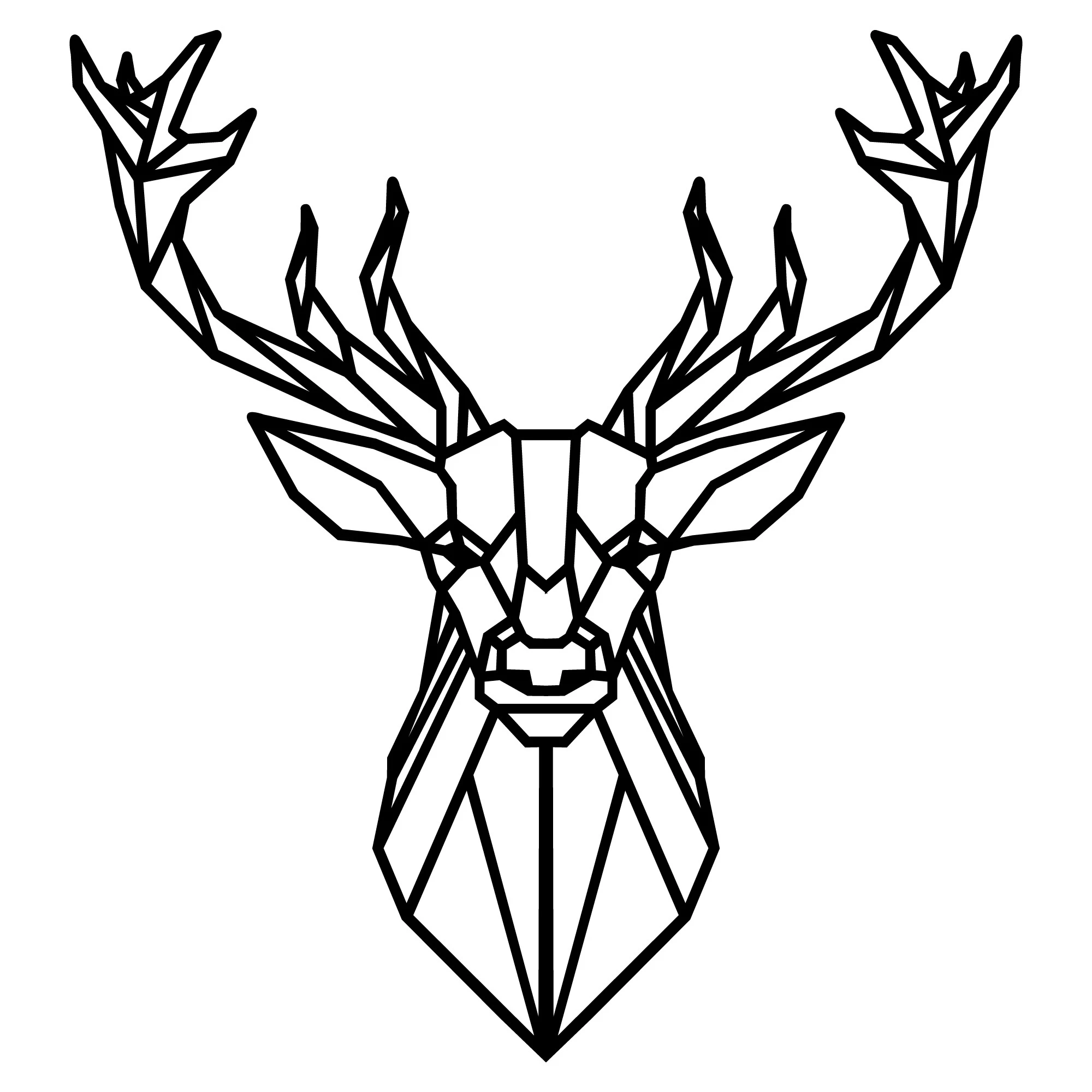 Dekoratyvinis metalinis sienų aksesuaras, Wallxpert, juodas, 60 x 65, cm