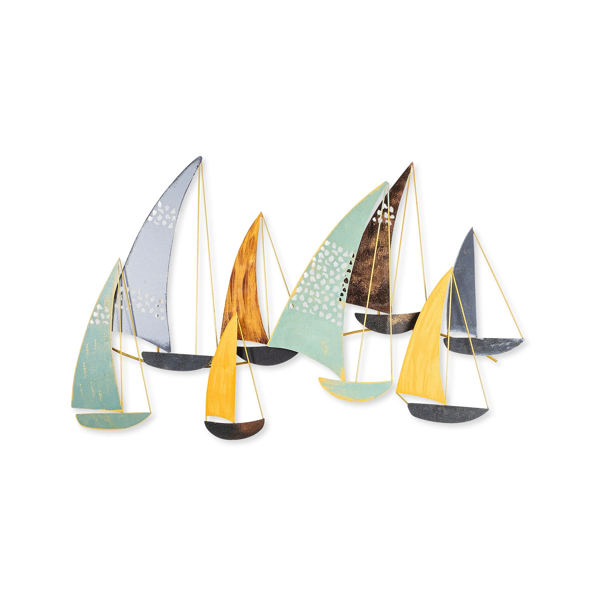 Dekoratyvinis metalinis sienų aksesuaras, Wallxpert, daugiaspalvis, 111 x 70 x 8, cm