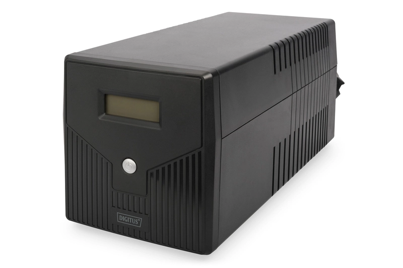 Digitus Line-Interactive UPS DN-170076, 2000VA/1200W 12V/9Ah x2 baterija, 4x CEE 7/7, USB, RS232, RJ45,LCD, Imituota sinusinė banga, 198 x 158 x 380 mm, Svoris: 5 kg
