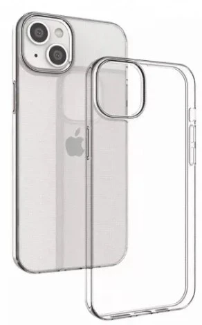 Telefono dėklas JM Nake tinka iPhone 14, skaidrus