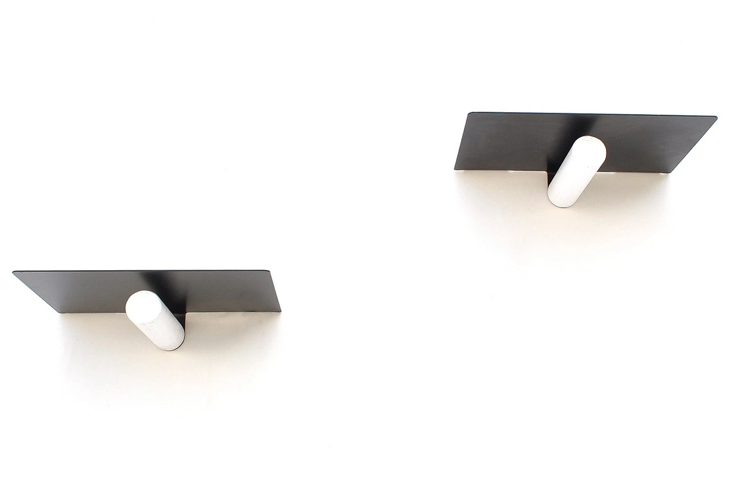 Dekoratyvinė metalinė sieninė lentyna, Hanah Home, ruda Juoda, 21 x 6 x 15, cm