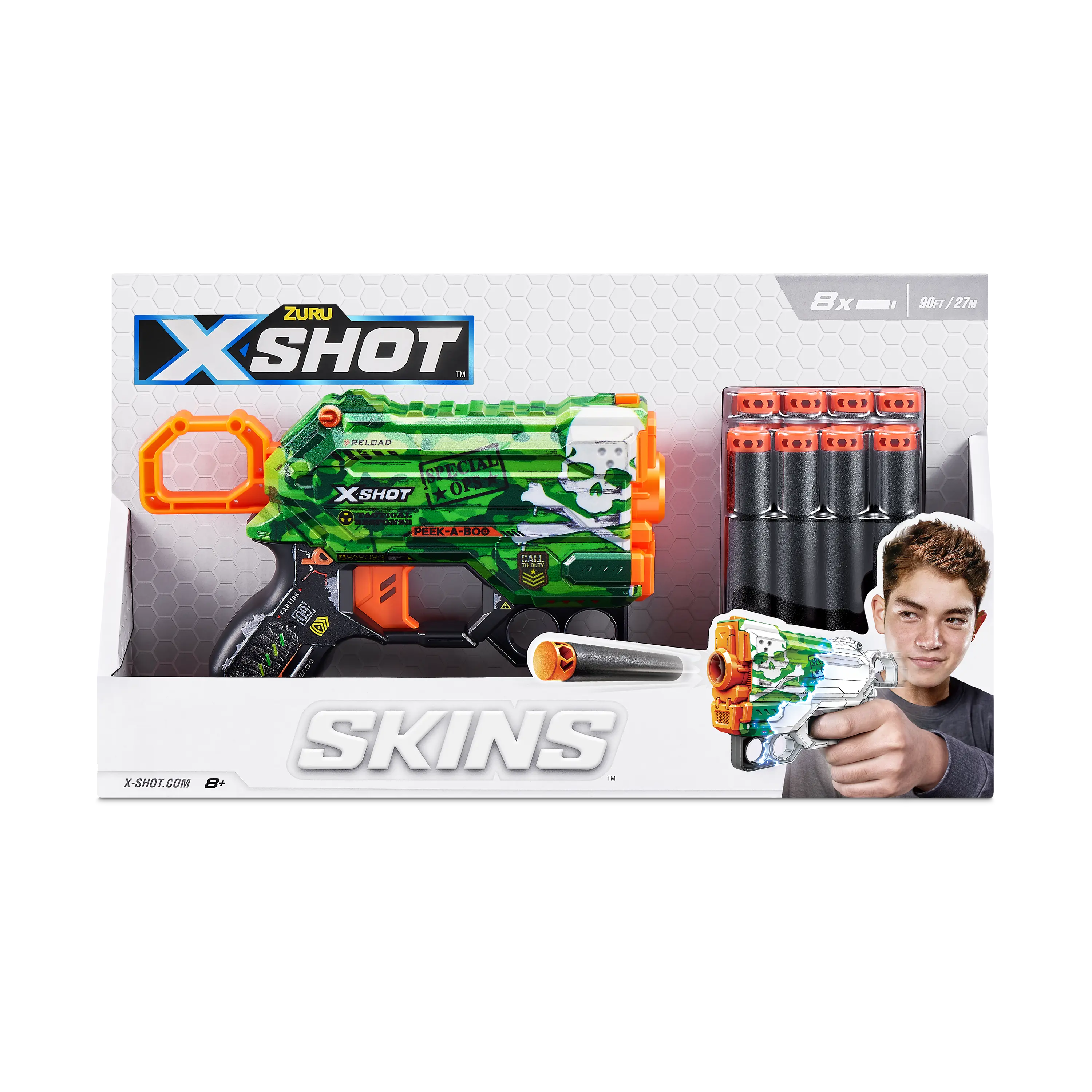 XSHOT žaislinis šautuvas Skins Menace, assort., 36515
