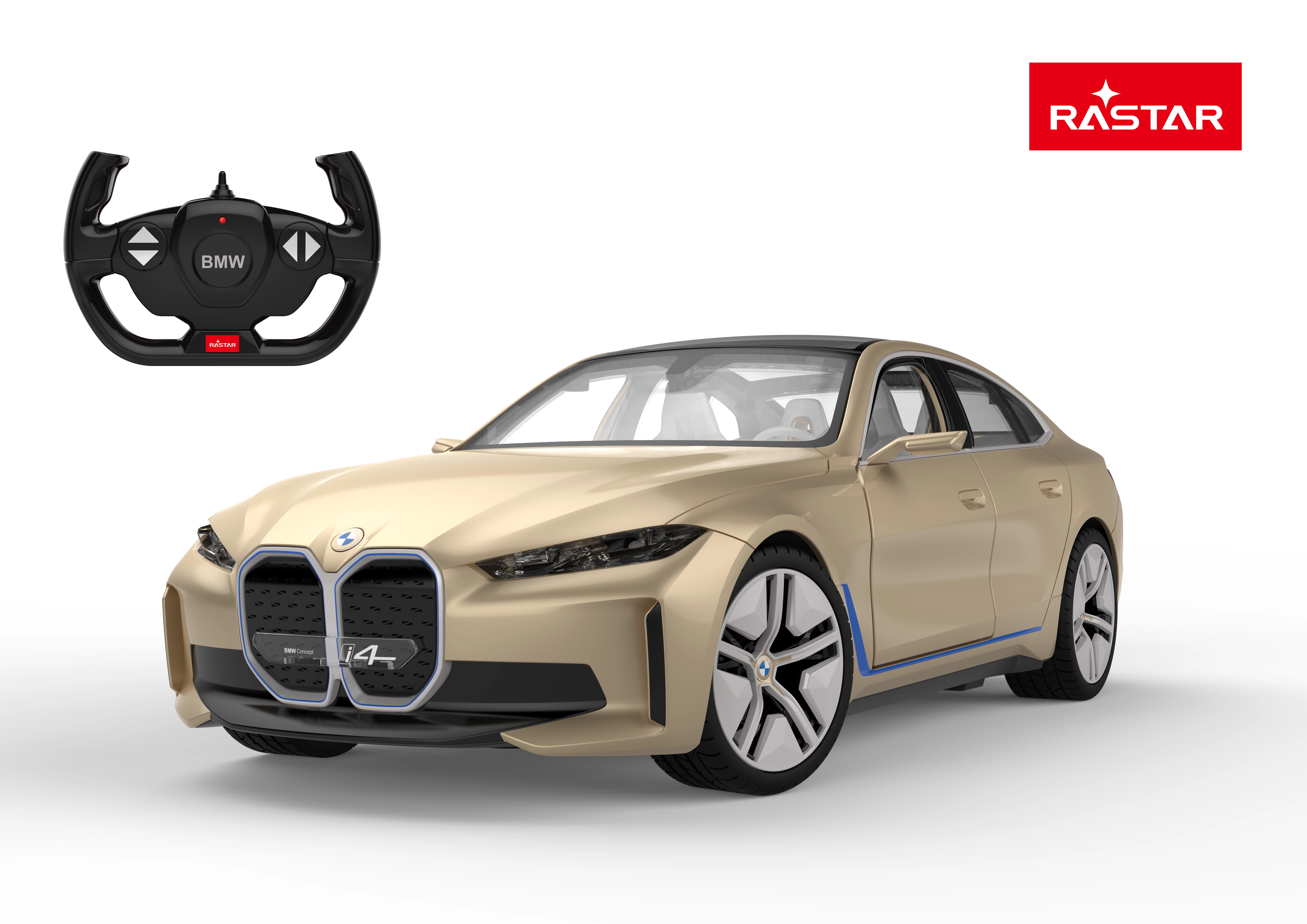 RASTAR 1:14 valdomas automodelis BMW i4, 98300