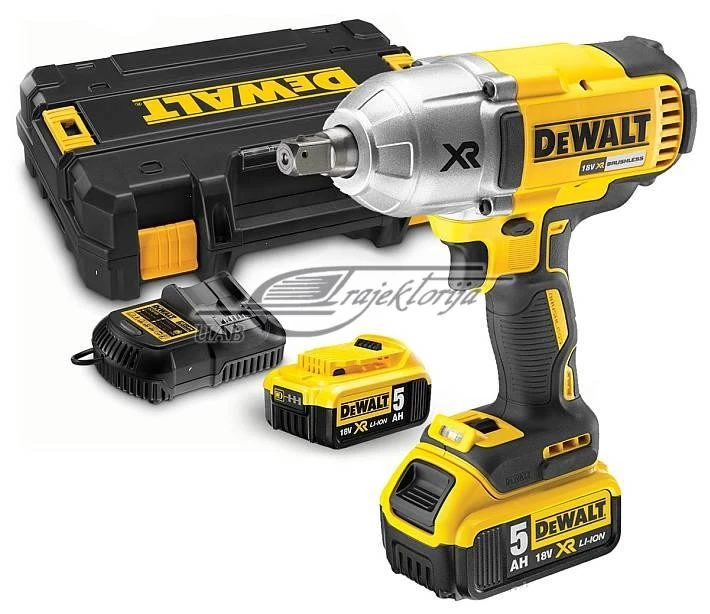Akumuliatorinis suktuvas su akumuliatoriumi DeWalt DCF899P2-QW (1/2') 18 V, 5 Ah