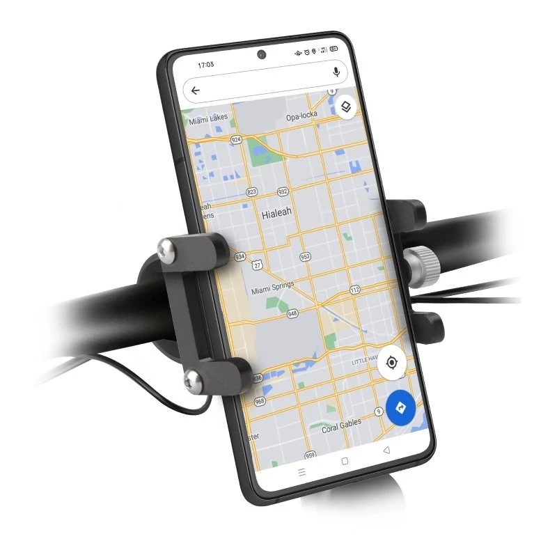 Metalinis E-Go laikiklis, skirtas elektriniam paspirtukui / dviračiui iki 6,7 colio SBS Black