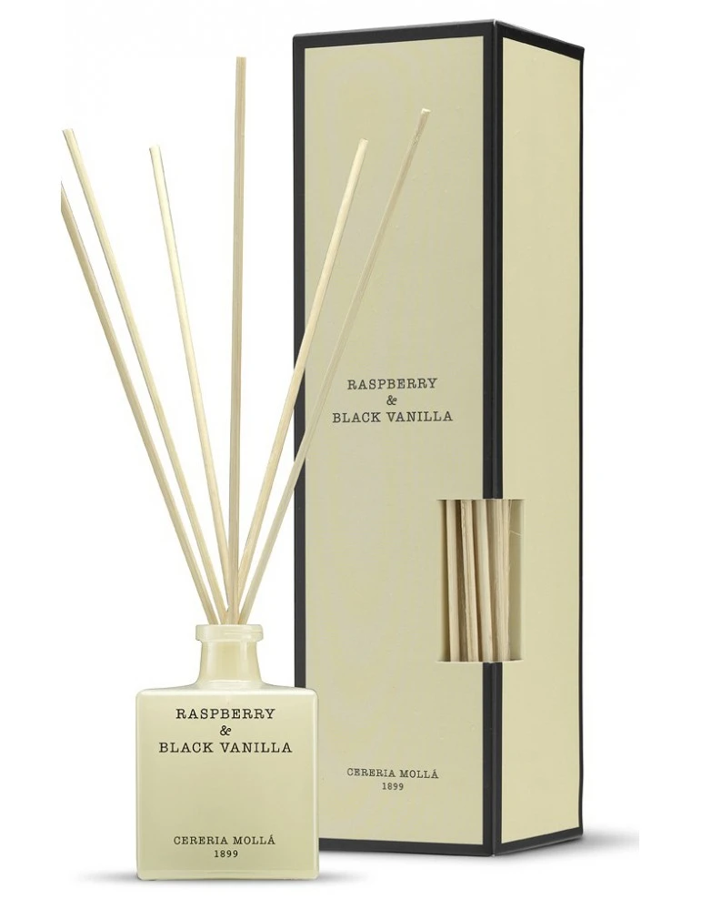 Cereria Molla namų kvapų difuzorius Raspberry & Black vanilla 100 ml