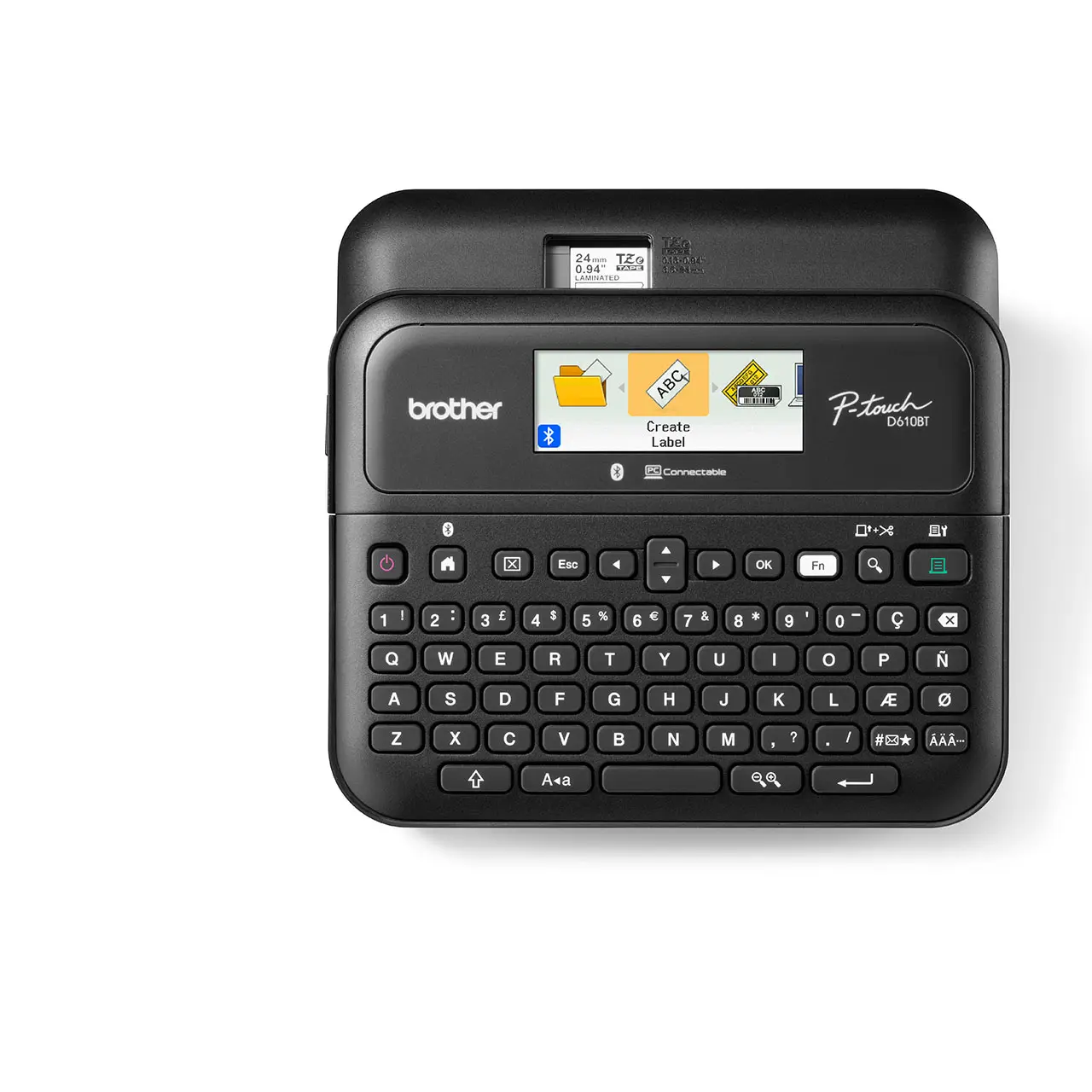 Brother P-touch etikečių spausdintuvas PT-D610BT Mono, terminis, juodas