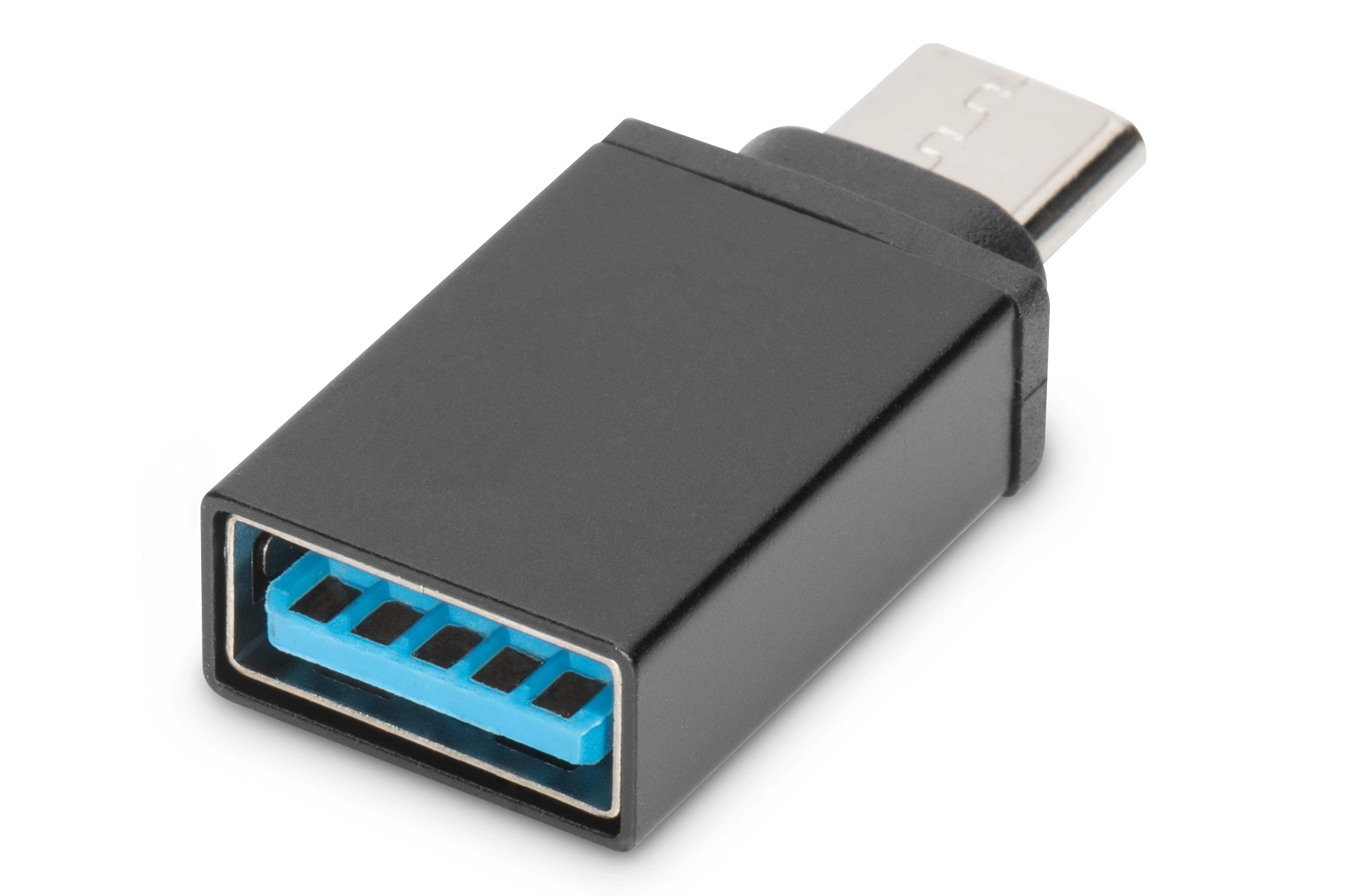 Digitus USB Type-C adapter, type C to A M/F, 3A, 5GB, 3.0 Version AK-300506-000-S	 Black, Jack USB A, Plug USB C