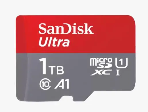 1TB SanDisk Ultra microSDXC 150MB/s + Adapteris