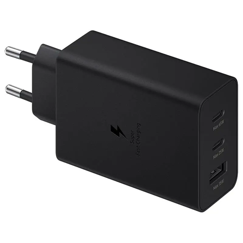 Adapteris Samsung 65W Power Adapter Trio Black