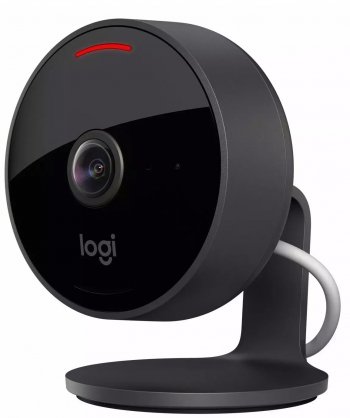 Logitech Cricle View tinklo kamera vidaus lauko judesio detektorius 1920x1080 Wi-Fi garsiakalbis juodas
