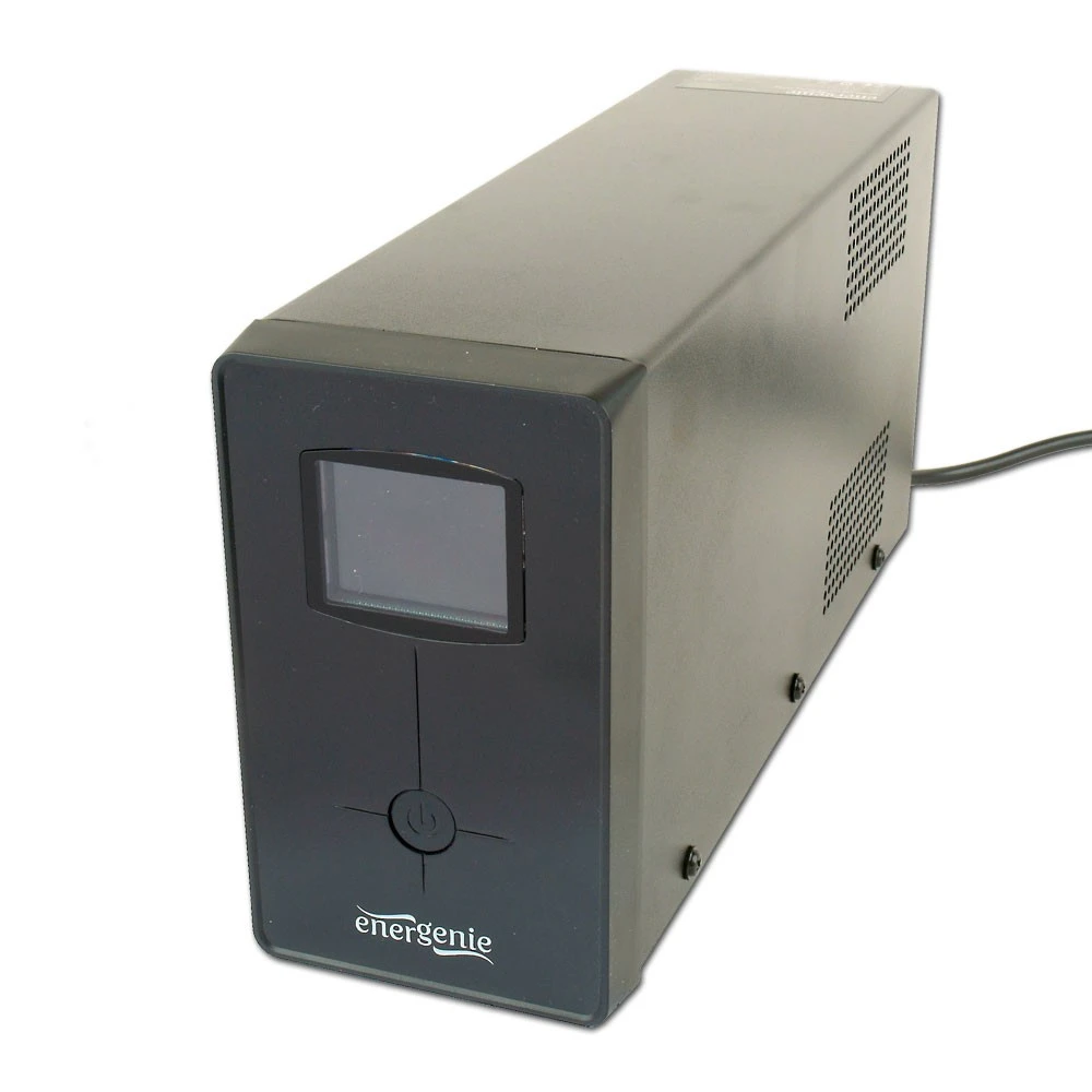 EnerGenie UPS su USB ir LCD ekranu, juoda 850 VA, 510 W, 220 V