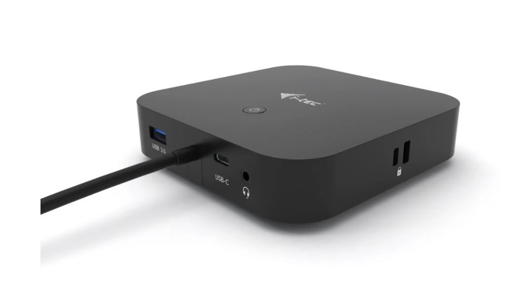 i-tec USB-C Dual Display 100W be maitinimo