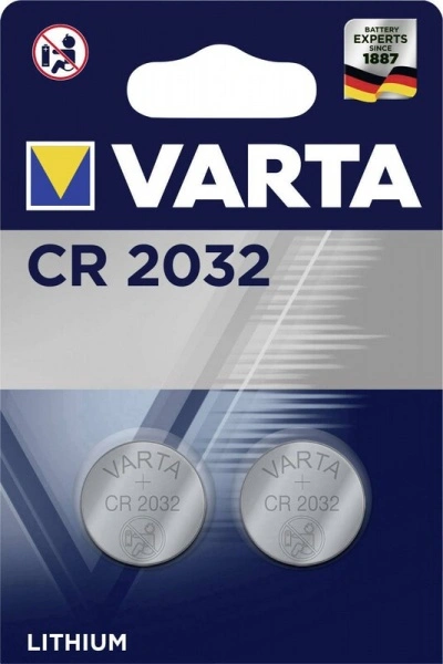 Baterijos Varta LITHIUM CR2032 - 2BP (2xCR2032)