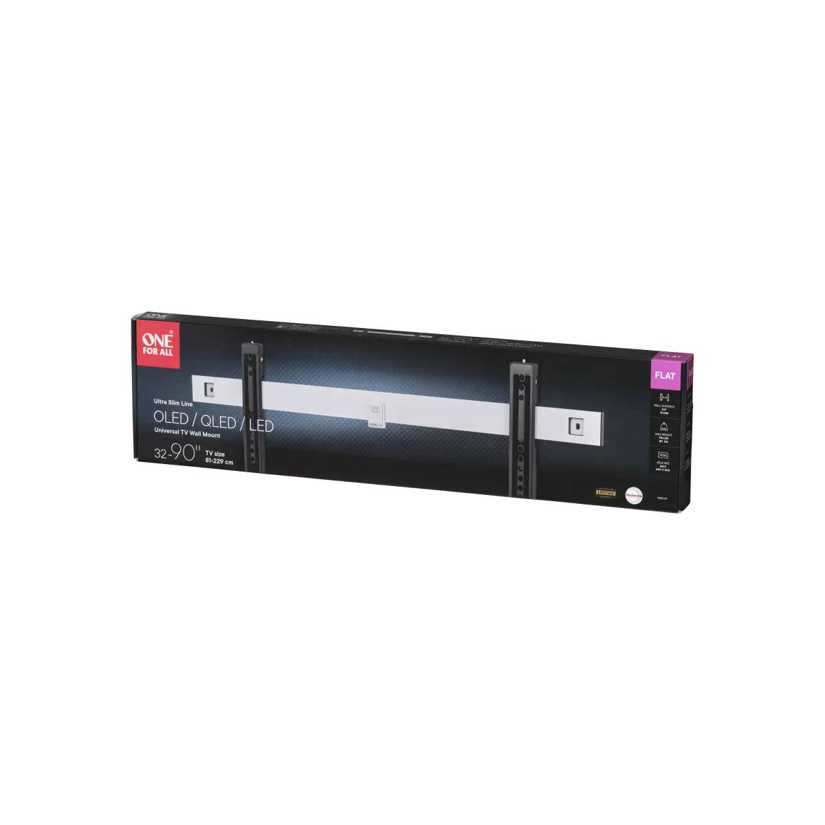 TV laikiklis ONE FOR ALL WM6611 32-90", iki 80kg, fiksuotas