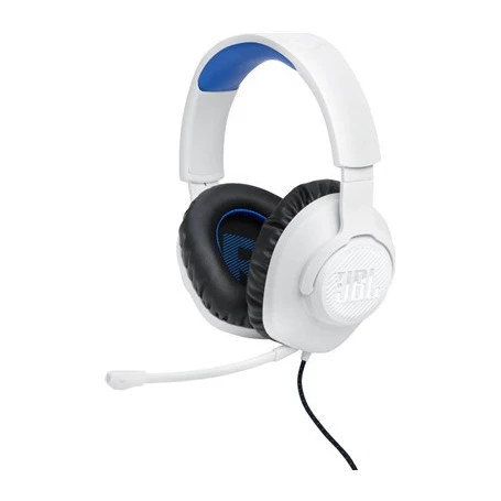 Ausinės JBL Quantum 100 White Blue