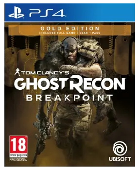 Kompiuterinis žaidimas Tom Clancy's Ghost Recon Breakpoint GOLD edition PS4