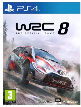 Kompiuterinis žaidimas WRC 8 PS4