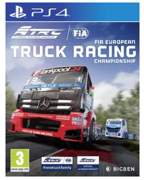Kompiuterinis žaidimas FIA European Truck Racing Championship PS4