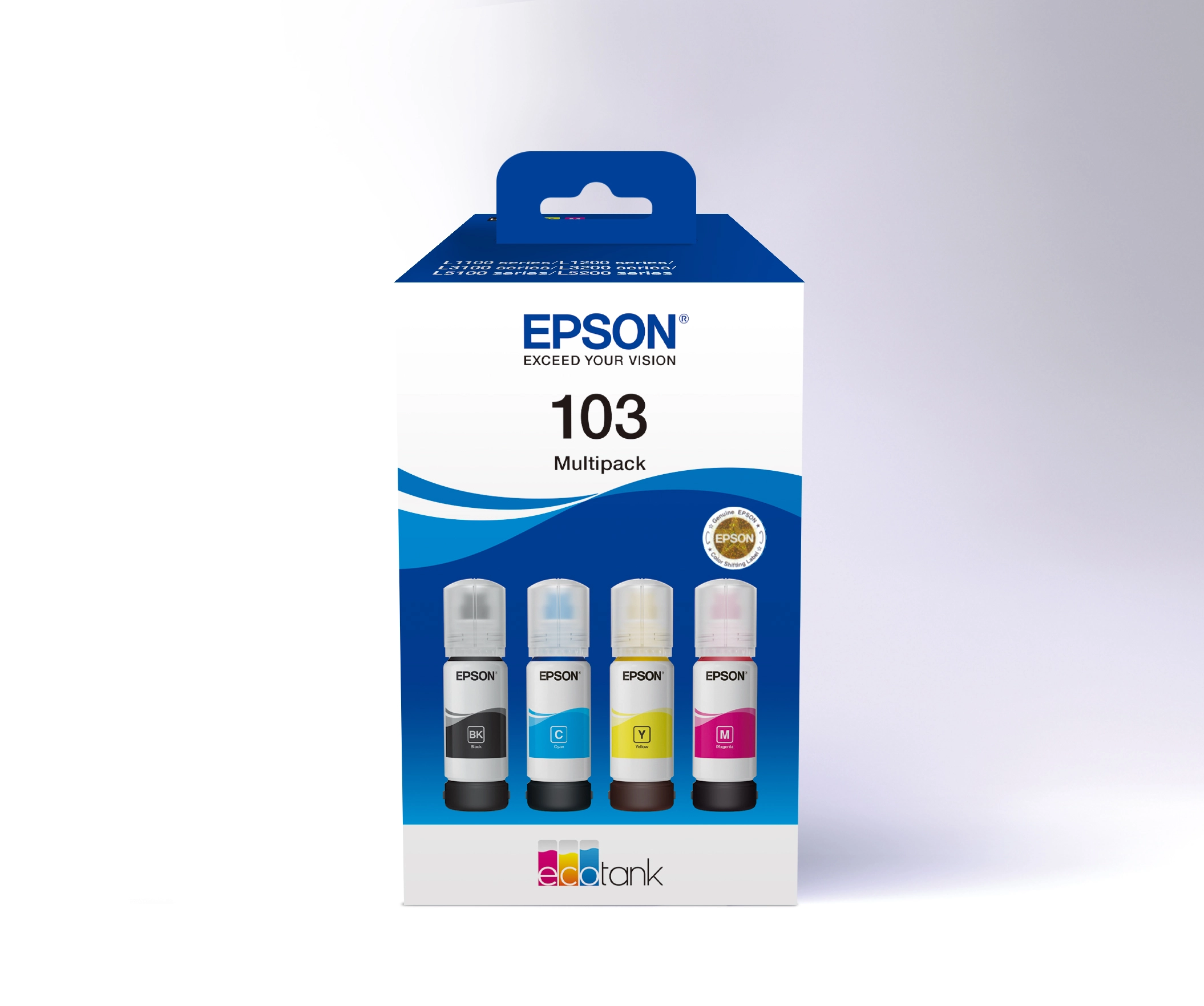 Epson | 103 Multipack | Black | Yellow | Cyan | Magenta | Ink refill C13T00S64A
