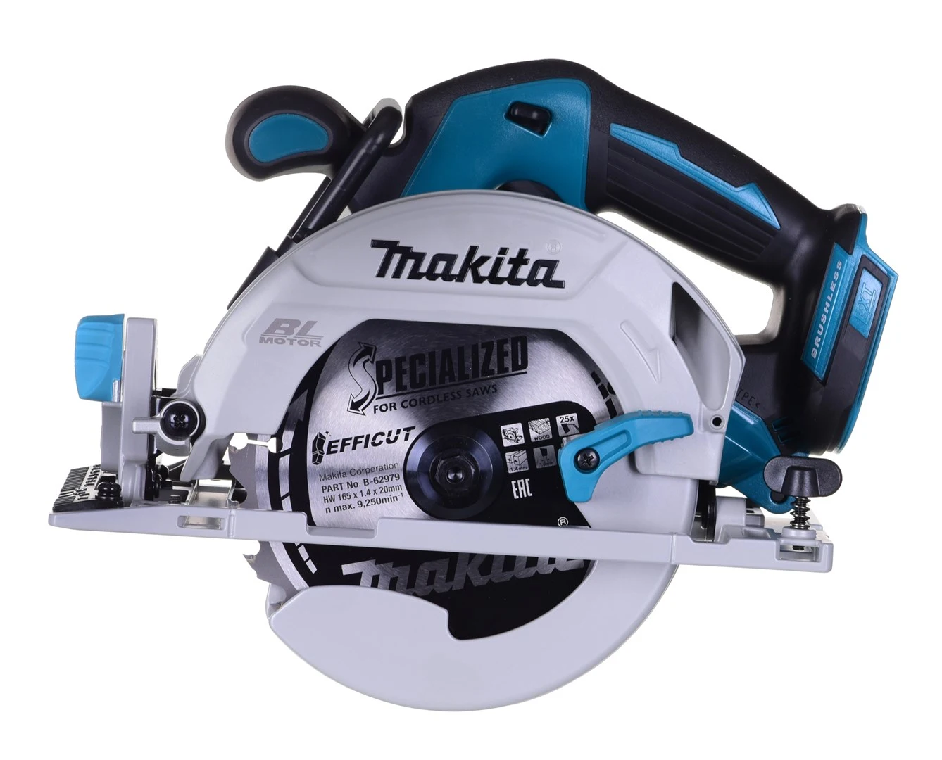 Makita DHS680Z nešiojamasis diskinis pjūklas turkio spalvos 5000 aps/min 18 V