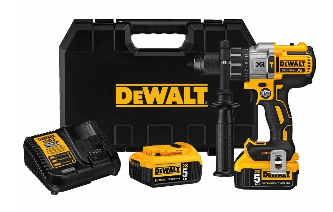 DEWALT DCD996P2 grąžtas Beraktė Juoda, Geltona 2,1 kg