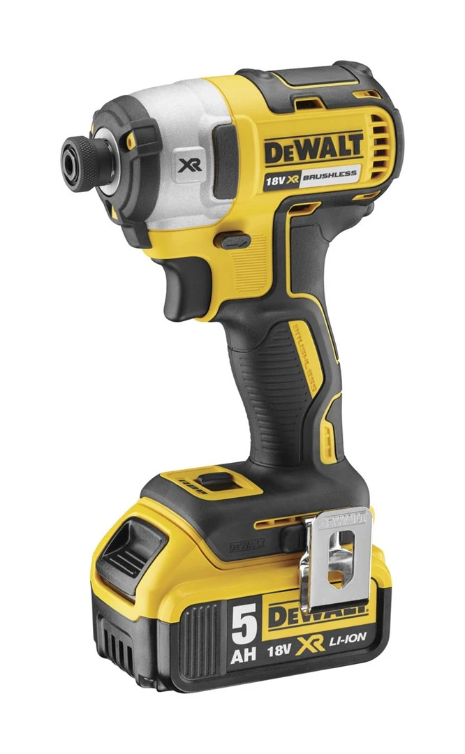 DEWALT DCF887P2-QW elektrinis veržliaraktis Juodas, geltonas 1/4" 3250 aps/min 205 Nm 18 V