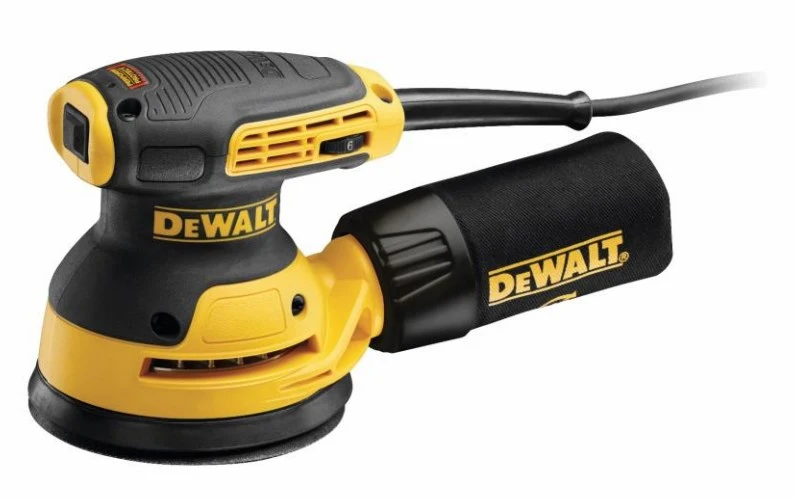 DEWALT DWE6423-QS Nešiojamasis šlifuoklis Orbitinis šlifuoklis Juoda, Geltona 12000 OPM 280 W